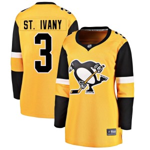 Women's Pittsburgh Penguins Jack St. Ivany Fanatics Branded Breakaway Alternate Jersey - Gold