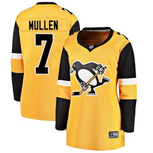 Women's Pittsburgh Penguins Joe Mullen Fanatics Branded Breakaway Alternate Jersey - Gold