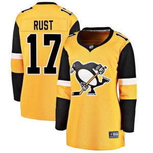 Women's Pittsburgh Penguins Bryan Rust Fanatics Branded Breakaway Alternate Jersey - Gold