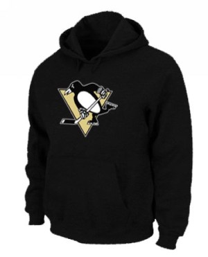 Men's Pittsburgh Penguins Pullover Hoodie - - Black