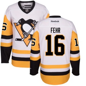 Men's Pittsburgh Penguins Eric Fehr Reebok Premier Away Jersey - White