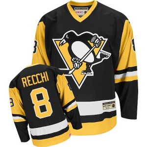 Men's Pittsburgh Penguins Mark Recchi CCM Premier Throwback Jersey - Black