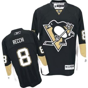 Men's Pittsburgh Penguins Mark Recchi Reebok Premier Home Jersey - Black
