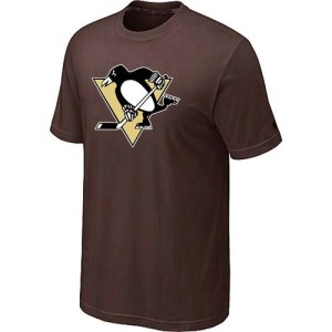 Men's Pittsburgh Penguins Big & Tall Logo T-Shirt - - Brown