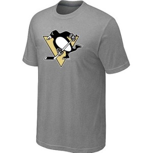 Men's Pittsburgh Penguins Big & Tall Logo T-Shirt - - Grey