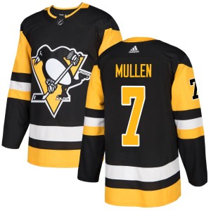 Men's Pittsburgh Penguins Joe Mullen Adidas Authentic Jersey - Black