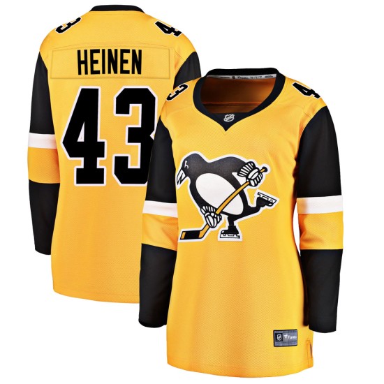 stoom Grace Promotie Women's Pittsburgh Penguins Danton Heinen Fanatics Branded Breakaway  Alternate Jersey - Gold