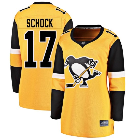 Women's Pittsburgh Penguins Ron Schock Fanatics Branded Breakaway Alternate Jersey - Gold