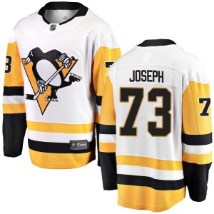 Youth Pittsburgh Penguins P.O Joseph Fanatics Branded Breakaway Away Jersey - White