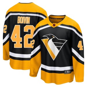 Men's Pittsburgh Penguins Leo Boivin Fanatics Branded Breakaway Special Edition 2.0 Jersey - Black