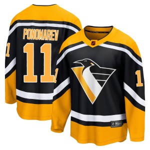 Men's Pittsburgh Penguins Vasily Ponomarev Fanatics Branded Breakaway Special Edition 2.0 Jersey - Black