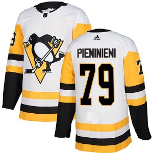 Youth Pittsburgh Penguins Emil Pieniniemi Adidas Authentic Away Jersey - White