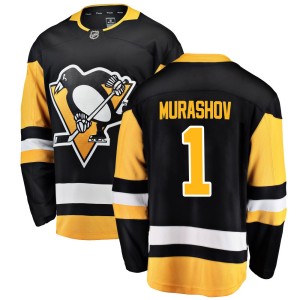 Men's Pittsburgh Penguins Sergey Murashov Fanatics Branded Breakaway Home Jersey - Black