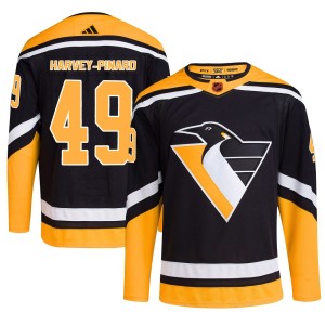 Youth Pittsburgh Penguins Rafael Harvey-Pinard Adidas Authentic Reverse Retro 2.0 Jersey - Black