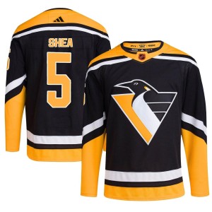 Youth Pittsburgh Penguins Ryan Shea Adidas Authentic Reverse Retro 2.0 Jersey - Black
