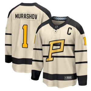Youth Pittsburgh Penguins Sergey Murashov Fanatics Branded Breakaway 2023 Winter Classic Jersey - Cream