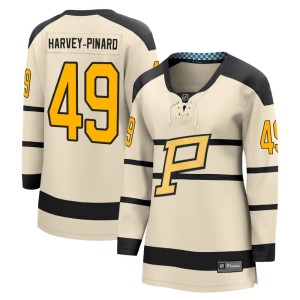 Women's Pittsburgh Penguins Rafael Harvey-Pinard Fanatics Branded Breakaway 2023 Winter Classic Jersey - Cream