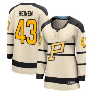 Women's Pittsburgh Penguins Danton Heinen Fanatics Branded Breakaway 2023 Winter Classic Jersey - Cream