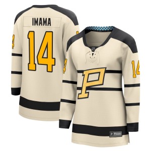 Women's Pittsburgh Penguins Bokondji Imama Fanatics Branded Breakaway 2023 Winter Classic Jersey - Cream