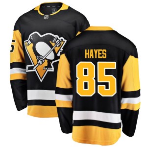 Youth Pittsburgh Penguins Avery Hayes Fanatics Branded Breakaway Home Jersey - Black