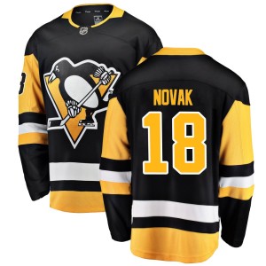 Youth Pittsburgh Penguins Tommy Novak Fanatics Branded Breakaway Home Jersey - Black