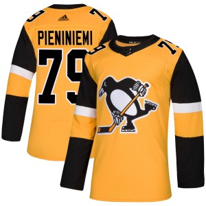Youth Pittsburgh Penguins Emil Pieniniemi Adidas Authentic Alternate Jersey - Gold
