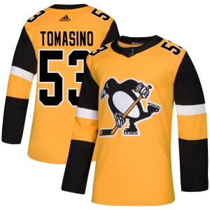 Youth Pittsburgh Penguins Philip Tomasino Adidas Authentic Alternate Jersey - Gold
