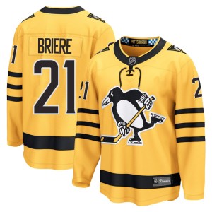 Men's Pittsburgh Penguins Michel Briere Fanatics Breakaway Alternate 2025 Jersey - Gold