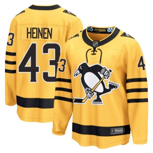 Men's Pittsburgh Penguins Danton Heinen Fanatics Breakaway Alternate 2025 Jersey - Gold