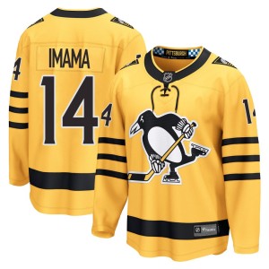 Men's Pittsburgh Penguins Bokondji Imama Fanatics Breakaway Alternate 2025 Jersey - Gold