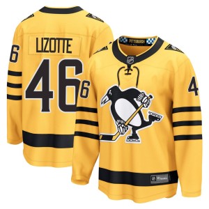 Men's Pittsburgh Penguins Blake Lizotte Fanatics Breakaway Alternate 2025 Jersey - Gold