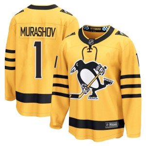 Men's Pittsburgh Penguins Sergey Murashov Fanatics Breakaway Alternate 2025 Jersey - Gold