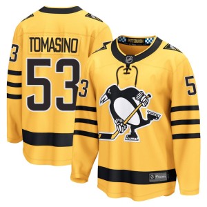 Men's Pittsburgh Penguins Philip Tomasino Fanatics Breakaway Alternate 2025 Jersey - Gold