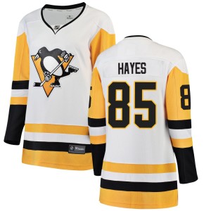 Women's Pittsburgh Penguins Avery Hayes Fanatics Branded Breakaway Away Jersey - White