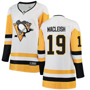 Women's Pittsburgh Penguins Rick Macleish Fanatics Branded Breakaway Away Jersey - White