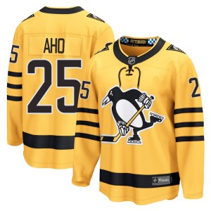 Youth Pittsburgh Penguins Sebastian Aho Fanatics Breakaway Alternate 2025 Jersey - Gold