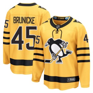 Youth Pittsburgh Penguins Harrison Brunicke Fanatics Breakaway Alternate 2025 Jersey - Gold
