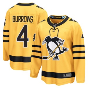 Youth Pittsburgh Penguins Dave Burrows Fanatics Breakaway Alternate 2025 Jersey - Gold