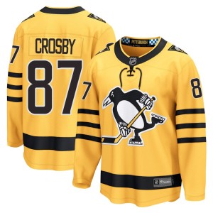 Youth Pittsburgh Penguins Sidney Crosby Fanatics Breakaway Alternate 2025 Jersey - Gold