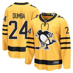 Youth Pittsburgh Penguins Matt Dumba Fanatics Breakaway Alternate 2025 Jersey - Gold