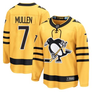 Youth Pittsburgh Penguins Joe Mullen Fanatics Breakaway Alternate 2025 Jersey - Gold