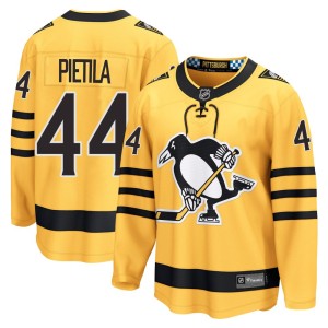 Youth Pittsburgh Penguins Chase Pietila Fanatics Breakaway Alternate 2025 Jersey - Gold