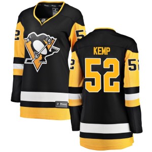 Women's Pittsburgh Penguins Philip Kemp Fanatics Branded Breakaway Home Jersey - Black