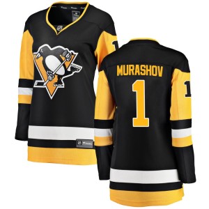 Women's Pittsburgh Penguins Sergey Murashov Fanatics Branded Breakaway Home Jersey - Black