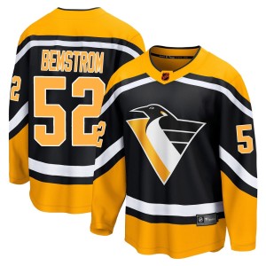 Youth Pittsburgh Penguins Emil Bemstrom Fanatics Branded Breakaway Special Edition 2.0 Jersey - Black