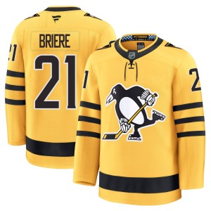 Youth Pittsburgh Penguins Michel Briere Fanatics Premium Alternate 2025 Jersey - Gold