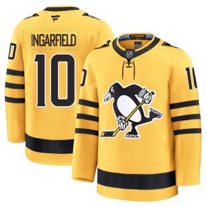 Youth Pittsburgh Penguins Earl Ingarfield Fanatics Premium Alternate 2025 Jersey - Gold