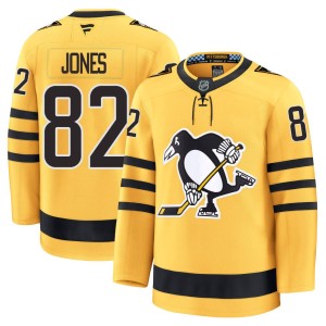 Youth Pittsburgh Penguins Caleb Jones Fanatics Premium Alternate 2025 Jersey - Gold