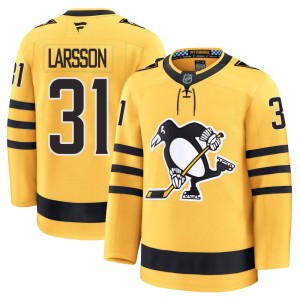 Youth Pittsburgh Penguins Filip Larsson Fanatics Premium Alternate 2025 Jersey - Gold