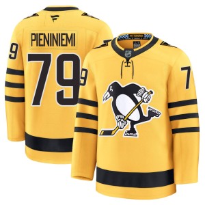 Youth Pittsburgh Penguins Emil Pieniniemi Fanatics Premium Alternate 2025 Jersey - Gold